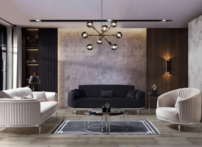 Sofa Set 331 Seater Luxury Modern Set Living room Furniture Textile Sofa set